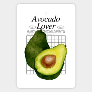 Avocado Lover - Fruit Lover Pear Keto Diet Magnet